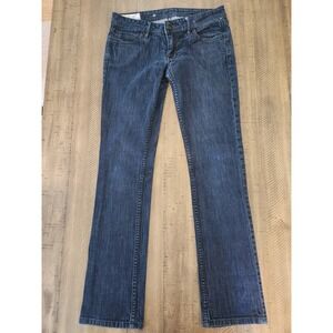 QUIKSILVER Womens Jeans‎ Size 28 / 12R SLIM FIT Stretch Dark Wash Straight